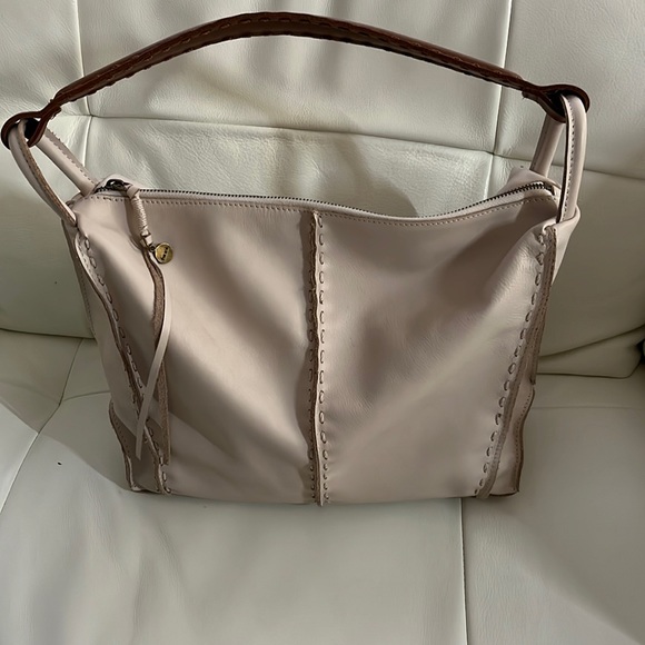 The Sak Handbags - The Sak Los Feliz Hobo Zip Top Stone Like New